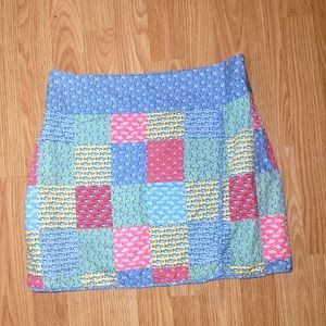 Vinyard Vines Patchwork wrap skirt